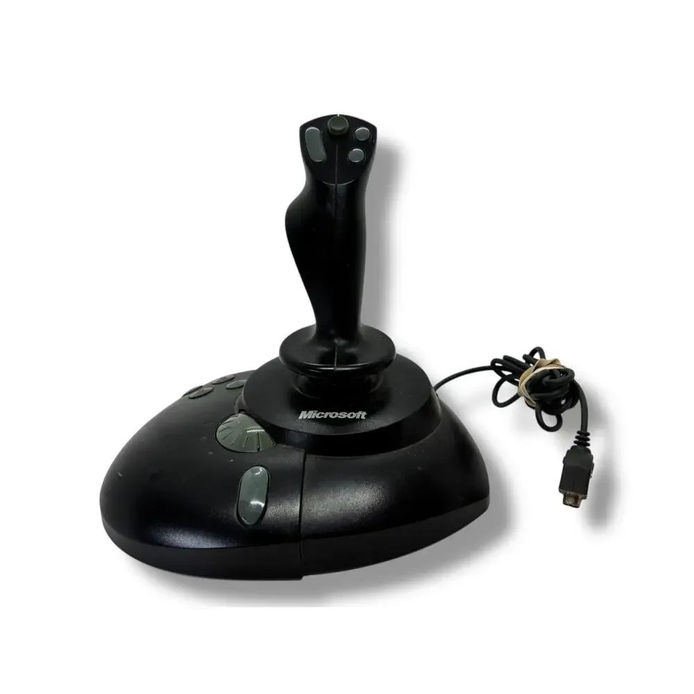 Microsoft SideWinder 3D Pro Plus Joystick Flight Stick Controller Vintage PC